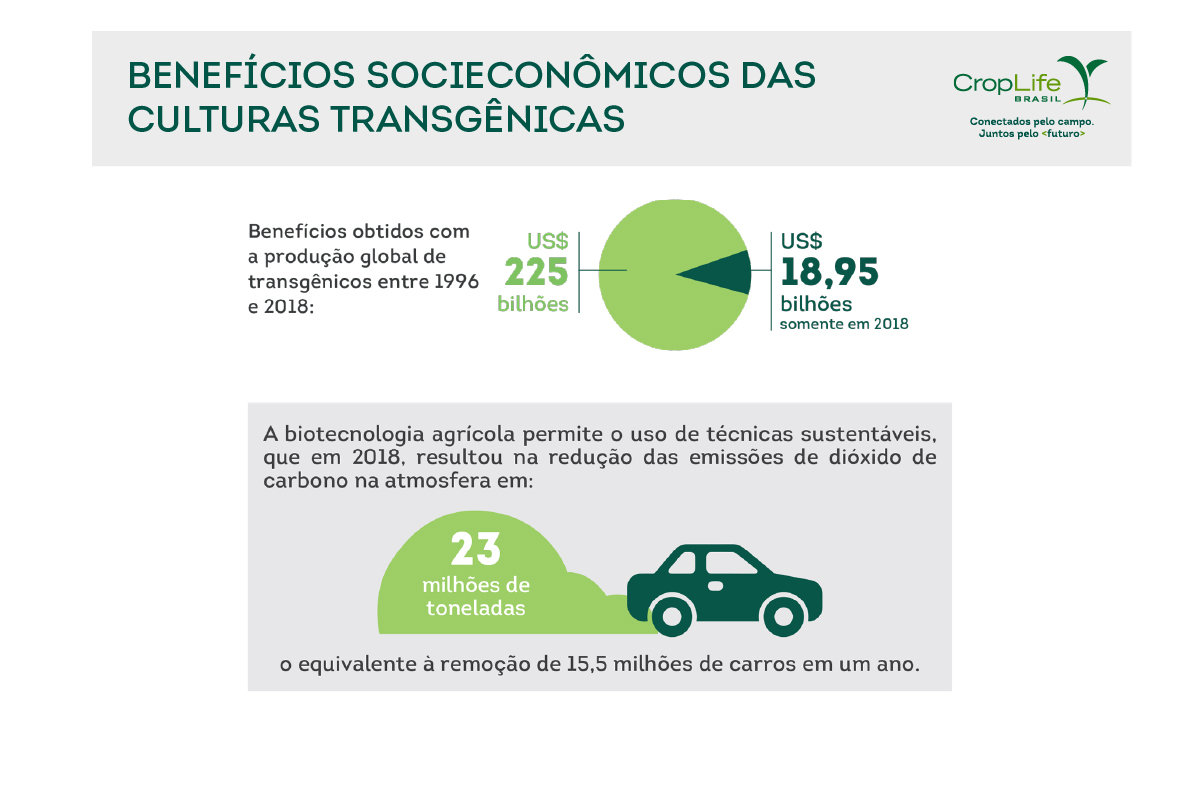 BENEFÍCIOS SOCIOECONÔMICOS DAS CULTURAS TRANSGÊNICAS