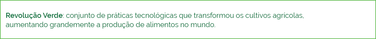 Segurança alimentar: Revolução Verde