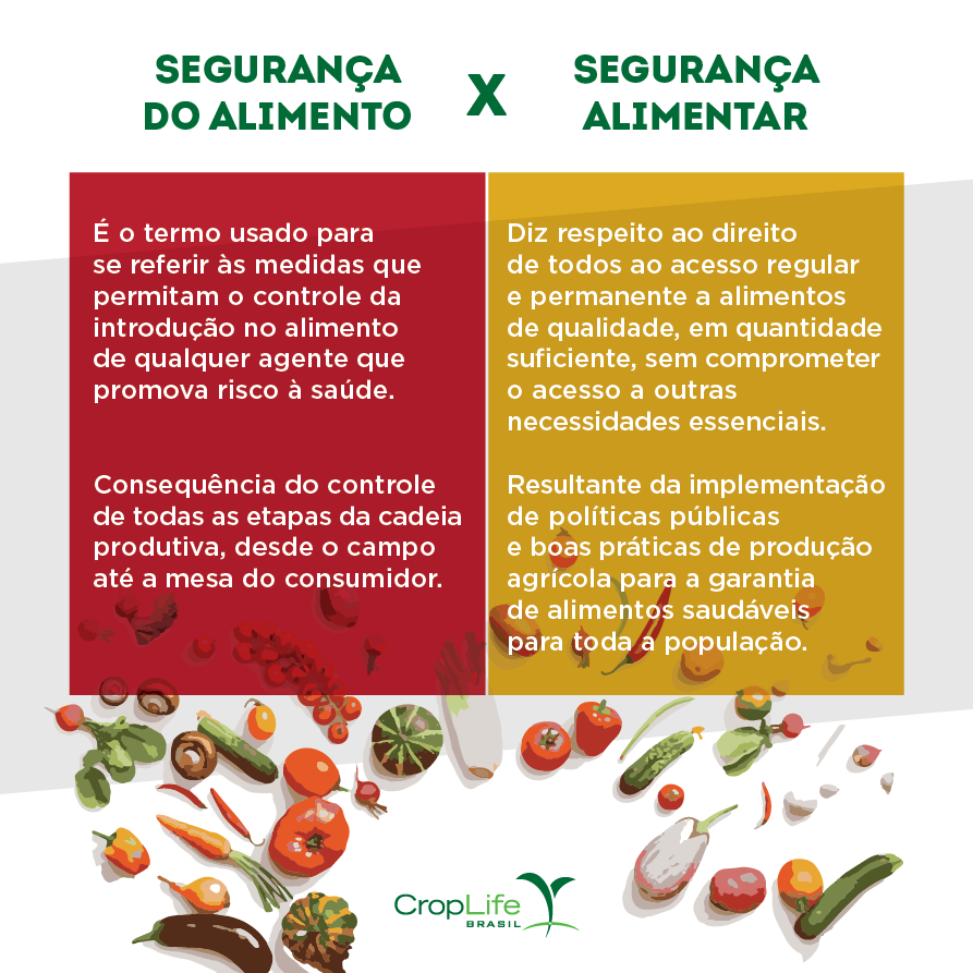 segurança do alimento x segurança alimentar