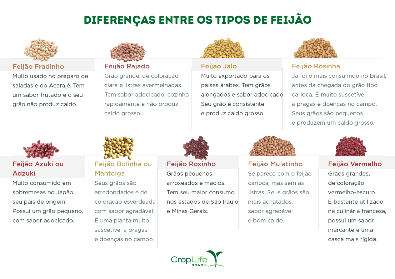 Diferenças entre os tipos